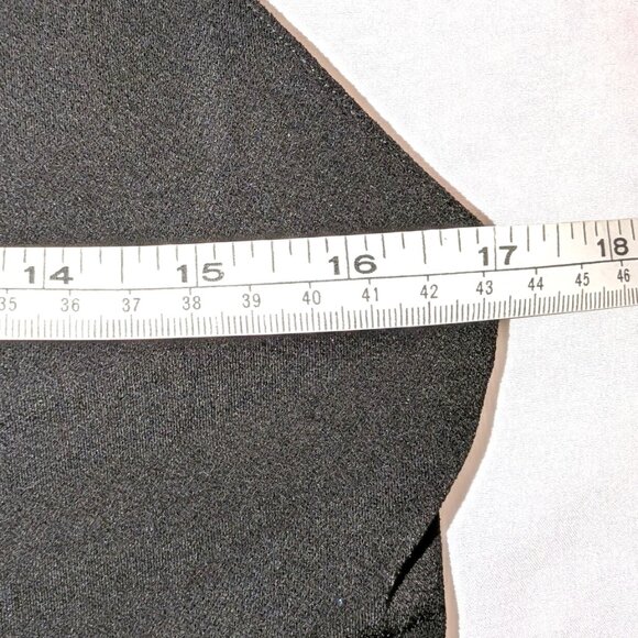 NWT Alice + Olivia | AIR Cate Bodycon Black Mini Dress w/ Sheer Mesh Panel | 12 - Picture 13 of 13